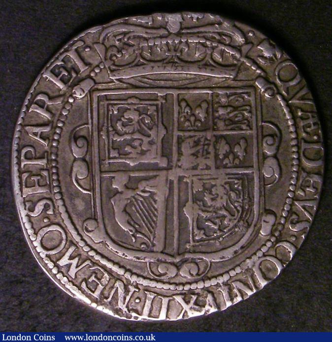 London Coins : A143 : Lot 1073 : Scotland 30 Shillings Charles I Third Coinage, F by horse's hoof S.5555 About Fine/Fine