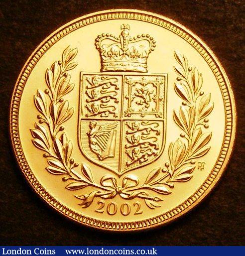 London Coins : A143 : Lot 2620 : Sovereign 2002 Shield, Bullion issue Marsh 316 Lustrous UNC with a few light contact marks