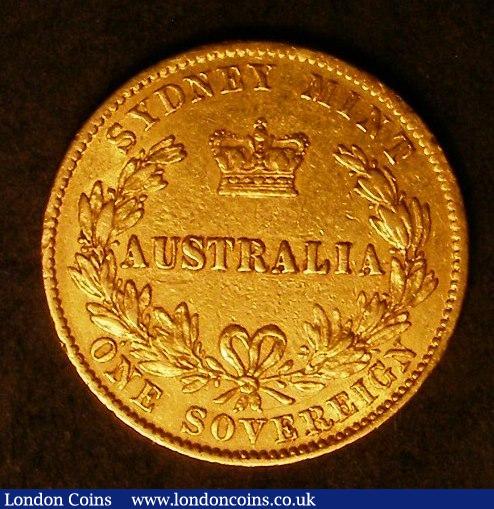 London Coins : A143 : Lot 863 : Australia Sovereign 1870 Sydney Branch Mint Marsh 375 Fine