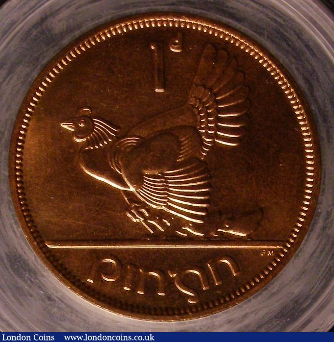 London Coins : A143 : Lot 987 : Ireland Penny 1968 VIP Proof KM#11 CGS UNC 88 one of only 20 minted