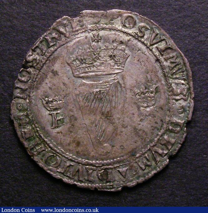 London Coins : A143 : Lot 991 : Ireland Shilling Philip and Mary 1557 Z for ET S.6501C Fine on a ragged flan