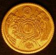 London Coins : A143 : Lot 1015 : Japan Gold Yen 1871 Year 4 High Dot Y#9 EF