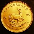 London Coins : A143 : Lot 1108 : South Africa Krugerrand 1975 KM#73 UNC with a couple of tiny rim nicks