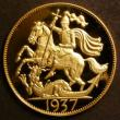 London Coins : A143 : Lot 1693 : Crown 1937 Edward VIII Pattern in 18 carat Gold by G.Hearn ESC 391D Bust facing right (as illustrate...