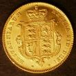 London Coins : A143 : Lot 1895 : Half Sovereign 1841 Marsh 415 A/UNC with some contact marks in the obverse field, listed as R2 by Ma...