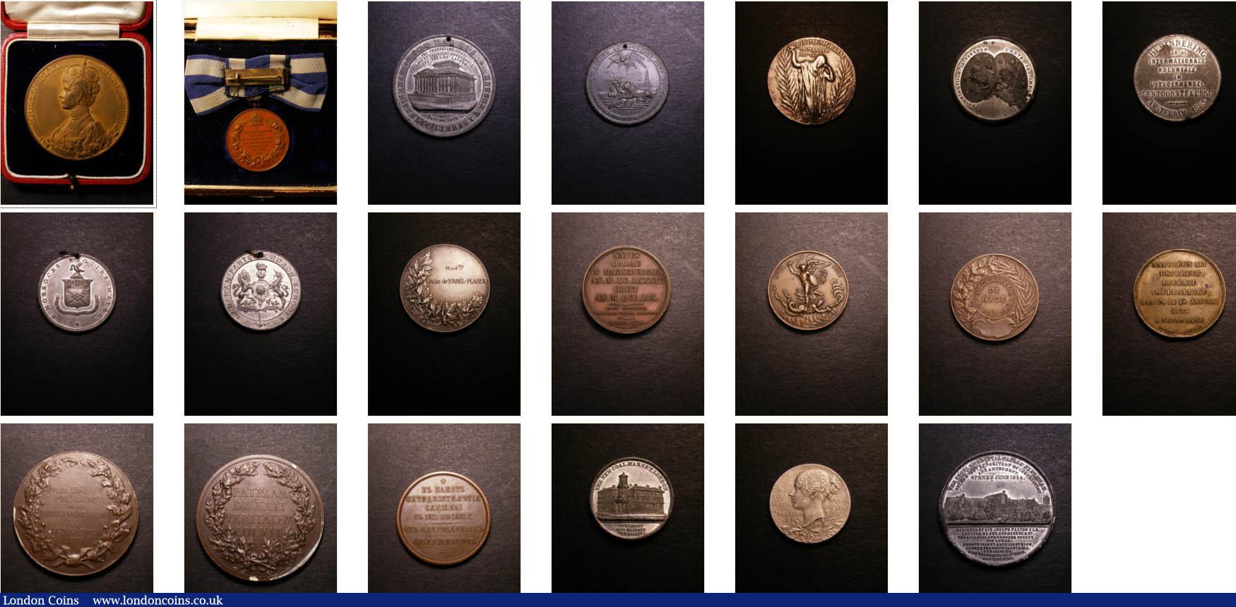 London Coins : A144 : Lot 979 : Medals a mixed group of mostly commemorative issues, some cased (lot)