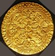 London Coins : A144 : Lot 1166 : Noble Henry V Broken Annulet on side of ship S.1742 mintmark Pierced Cross approaching EF
