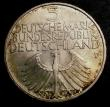 London Coins : A144 : Lot 596 : Germany - Federal Republic 5 Marks Commemorative Coinage 1952D Centenary of the Nurnberg Museum KM#1...