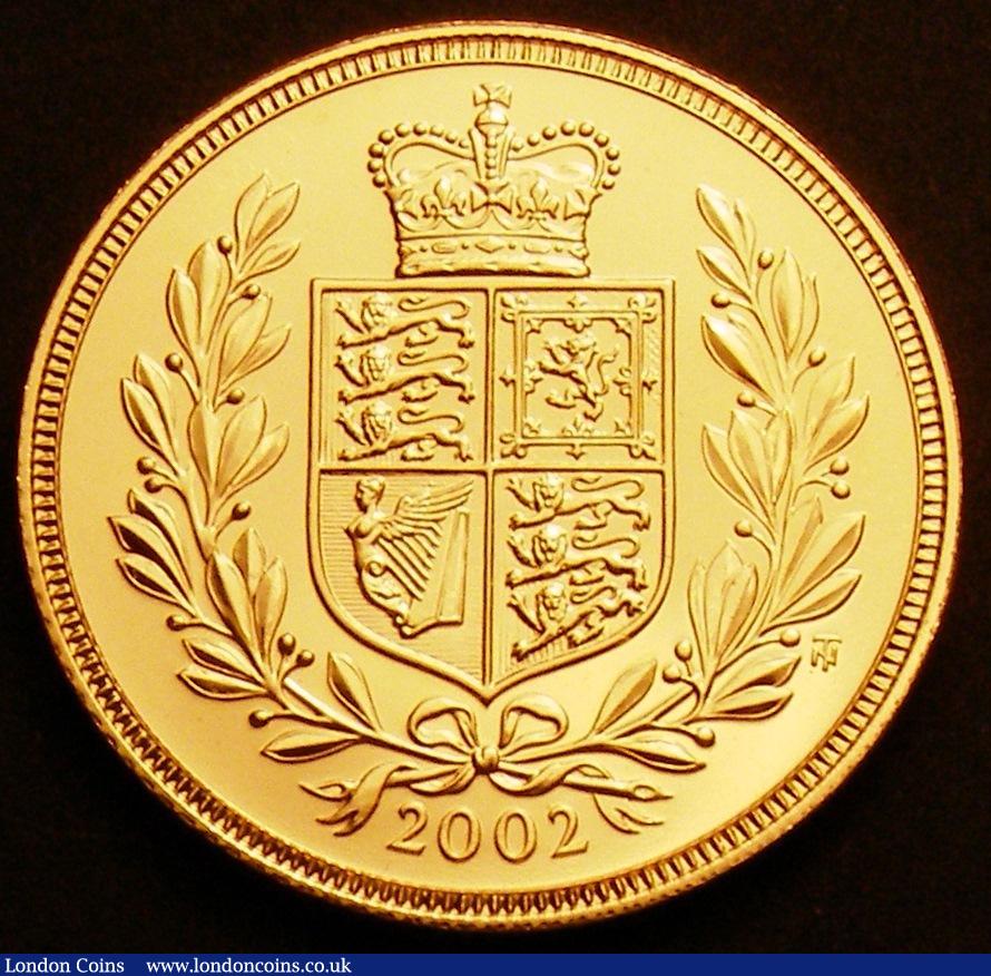 London Coins : A145 : Lot 2365 : Sovereign 2002 Shield Bullion Issue Lustrous UNC