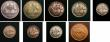 London Coins : A145 : Lot 783 : Australia (9) Florins (2) 1910 VF/GVF, 1917M VF, Sixpences (2) 1919M VF with some spots, 1936 VF, Th...