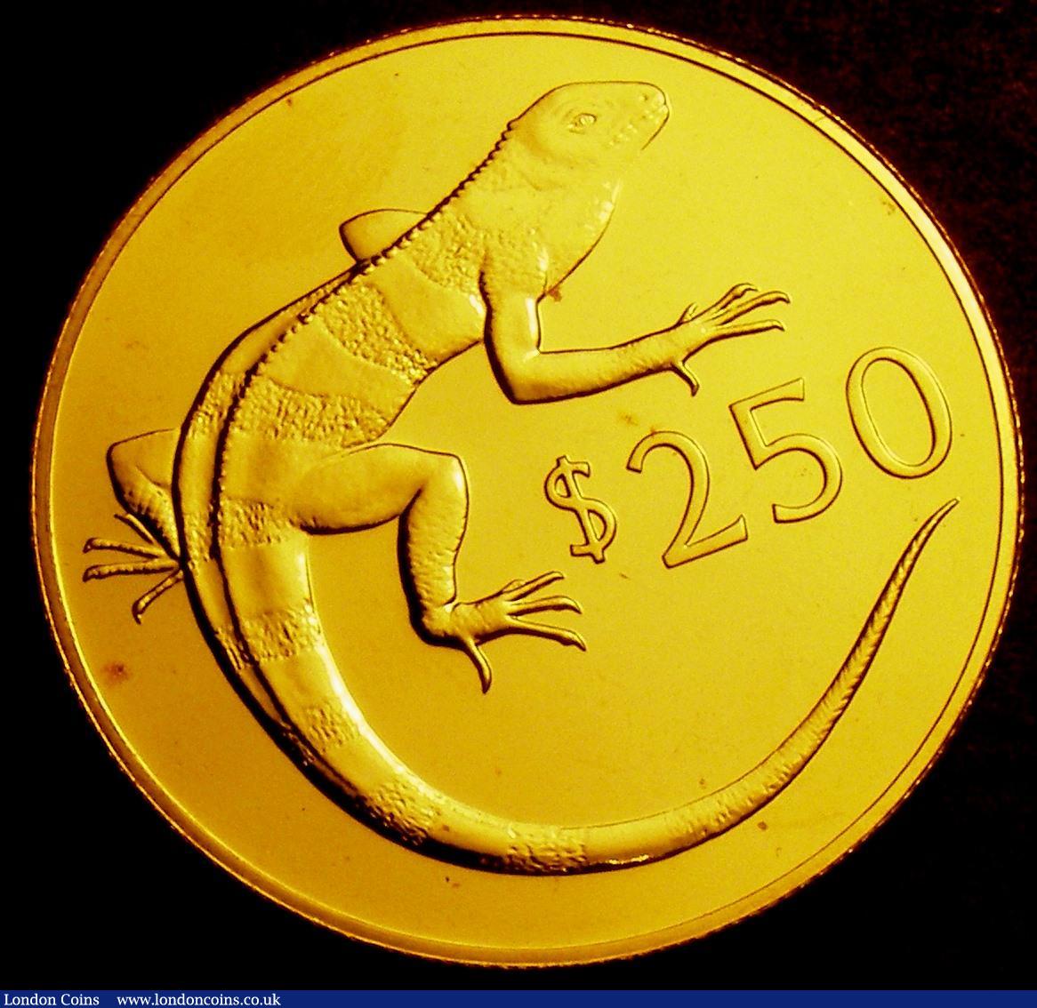London Coins : A146 : Lot 1137 : Fiji 250 Dollars 1978 World Wildlife Fund 33.43 grammes of .900 gold UNC and prooflike with a few ve...