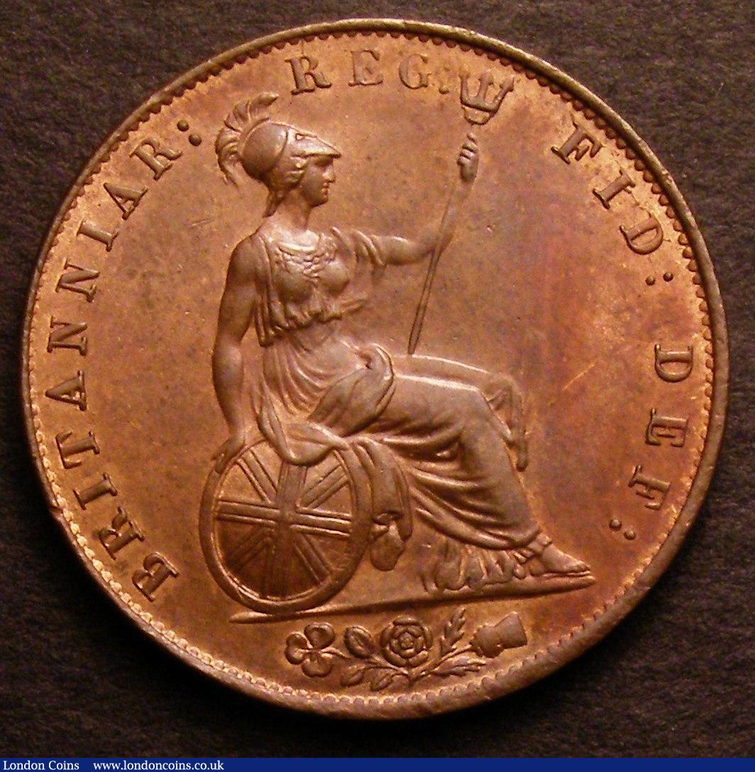 London Coins : A146 : Lot 2543 : Halfpenny 1841 Peck 1524 UNC and lustrous with some minor contact marks, Ex-Colin Cooke &pound;38