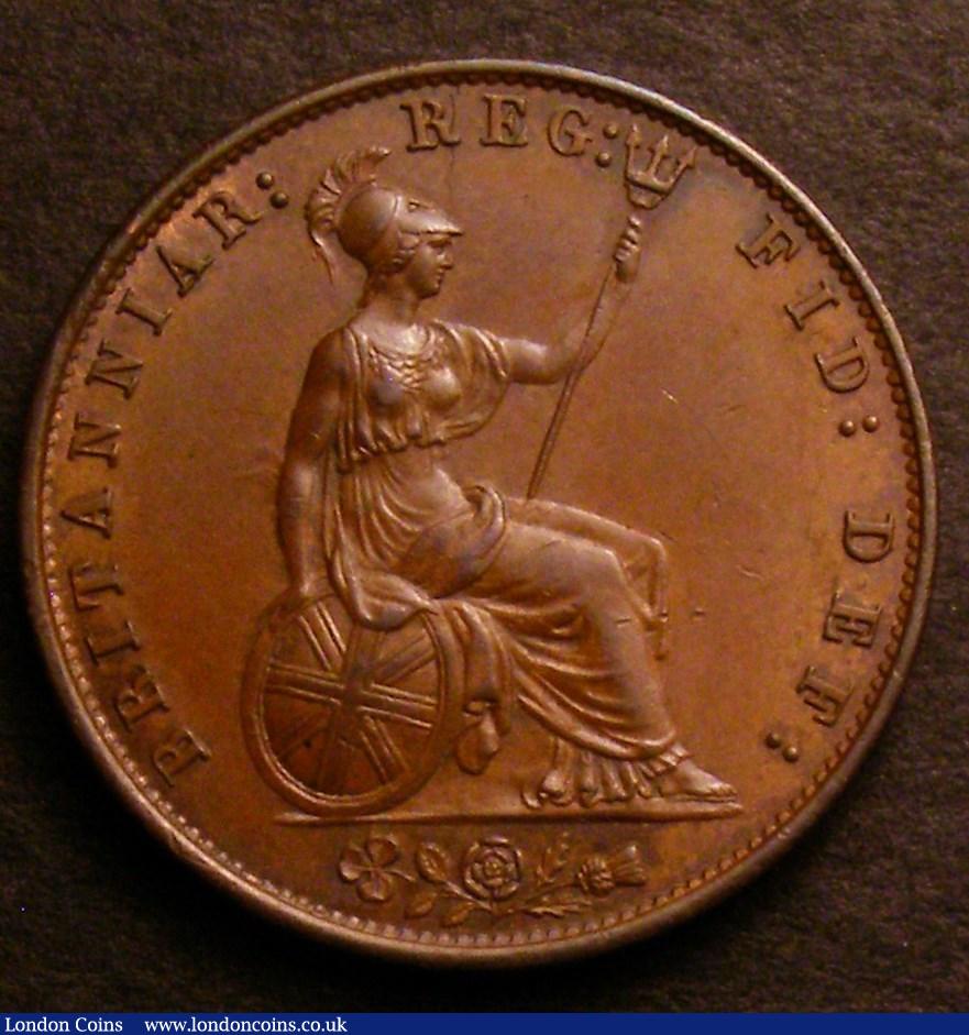 London Coins : A146 : Lot 2564 : Halfpenny 1858 8 over 6 Peck 1547 EF, Ex-Croydon Coin Auction &pound;3.50