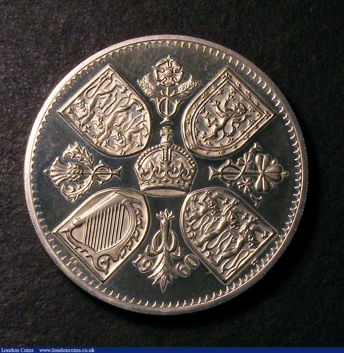 London Coins : A146 : Lot 2870 : Crown 1960 VIP Proof with frosted design ESC 393M nFDC retaining practically full mint brilliance