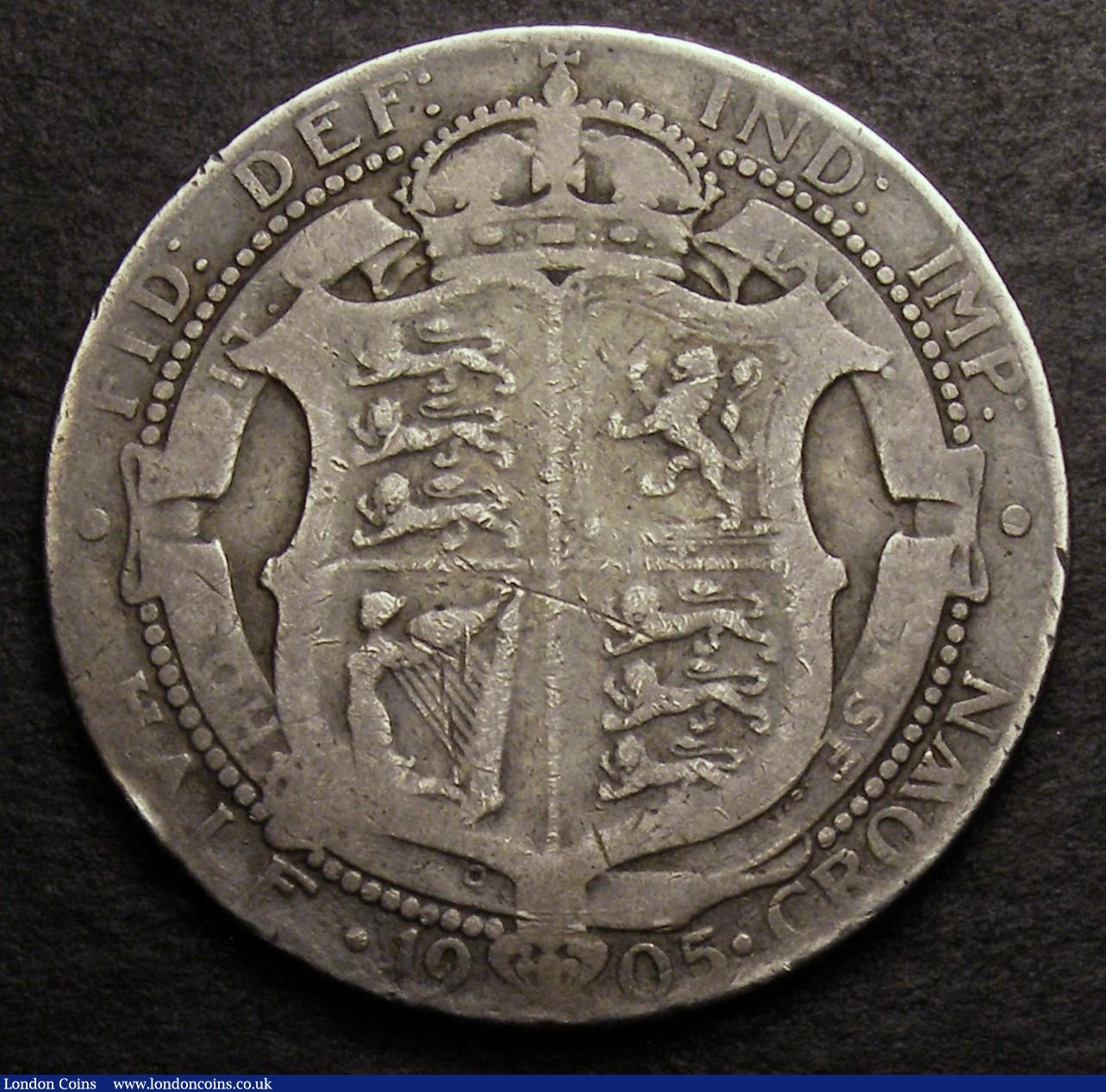 London Coins : A146 : Lot 3186 : Halfcrown 1905 ESC 750 VG the key date