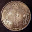 London Coins : A146 : Lot 1227 : India One Rupee 1906 Calcutta KM#508 Choice UNC slabbed and graded CGS 82