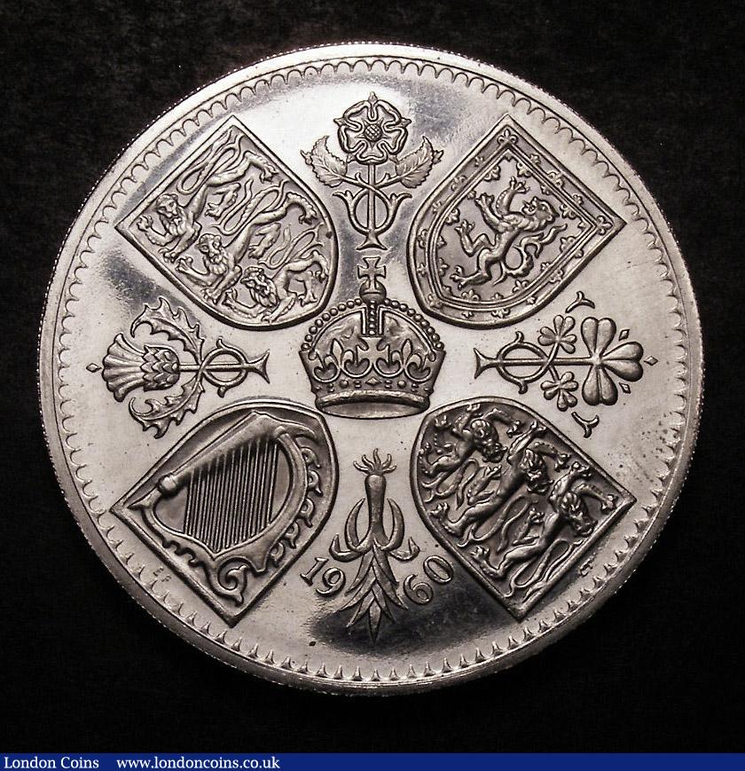 London Coins : A147 : Lot 2048 : Crown 1960 VIP Proof ESC 393M nFDC, slabbed and graded CGS 88, cross-graded PF66 by ICCS