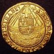 London Coins : A147 : Lot 1817 : Angel Elizabeth I 5th issue mintmark Greek Cross S2525 choice EF rare thus