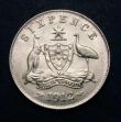 London Coins : A147 : Lot 708 : Australia Sixpence 1912 KM#25 EF