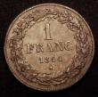 London Coins : A147 : Lot 715 : Belgium Franc 1844 KM#7.1 NVF, scarce