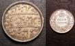 London Coins : A147 : Lot 801 : Guyana Fourpence 1908 KM#27 Lustrous EF, India Bombay Presidency Rupee AH1215/46 KM#223 Plain edge N...