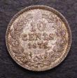 London Coins : A147 : Lot 868 : Netherlands 10 Cents 1871 KM#80 UNC and toned with underlying lustre