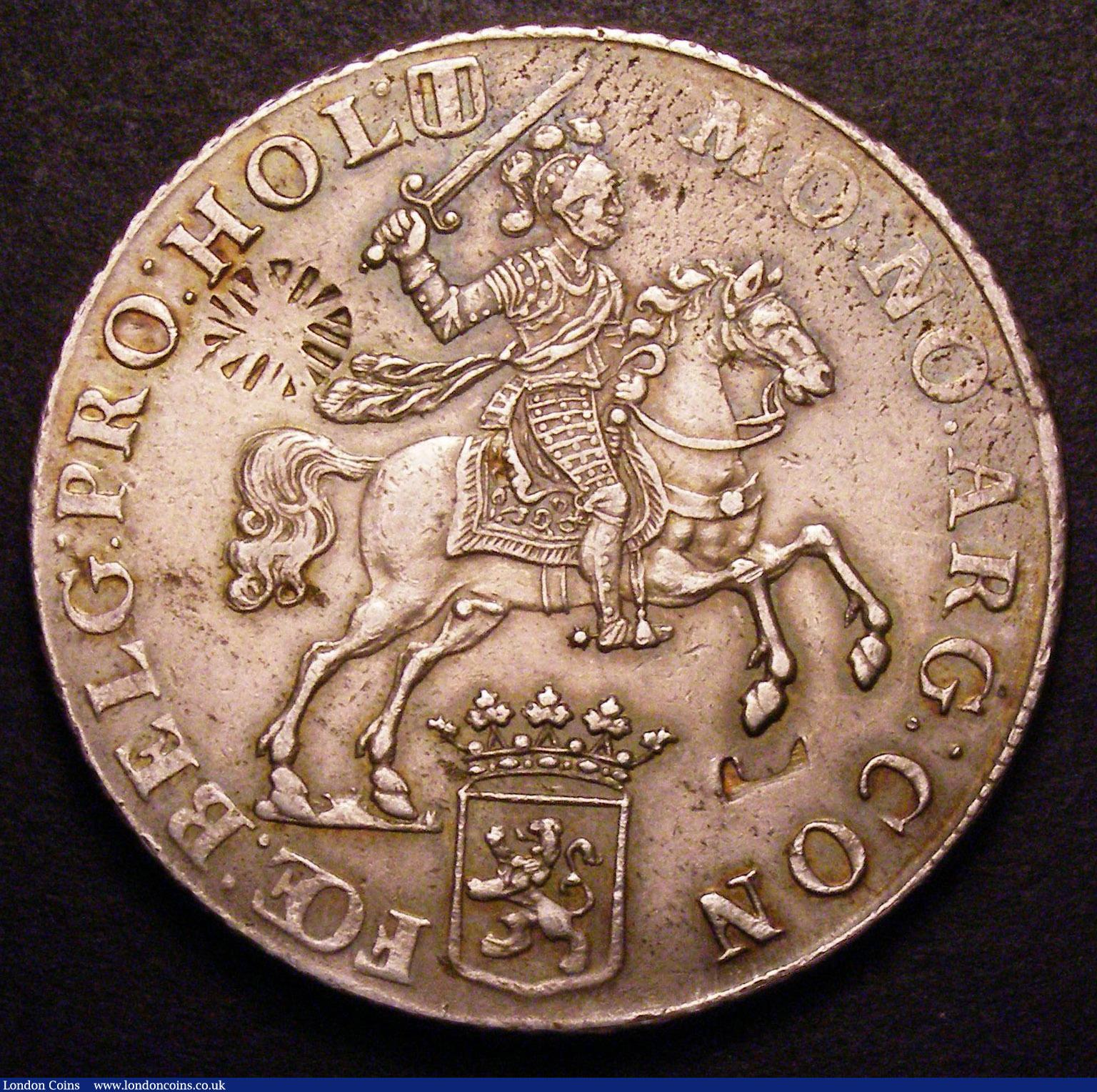 Netherlands - Holland Ducaton (Silver Rider) 1758 KM#90.2 with star ...