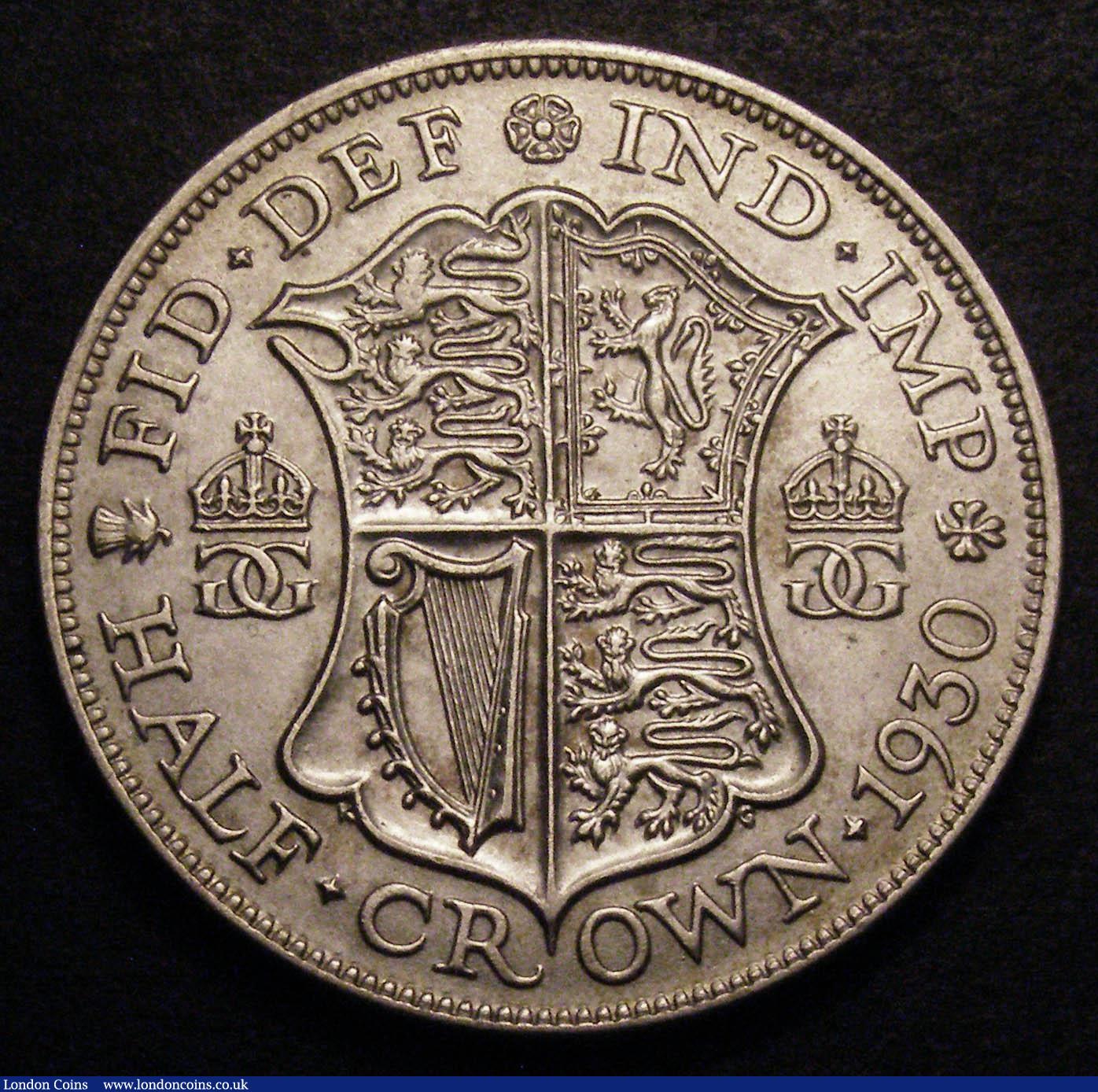 London Coins : A148 : Lot 2062 : Halfcrown 1930 ESC 779 GVF/EF