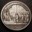 London Coins : A148 : Lot 1073 : Queen Anne's Bounty 1704 44mm diameter in silver by J.Croker Eimer 404  Obverse Bust left, laur...