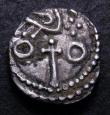 London Coins : A148 : Lot 1389 : Anglo-Saxon Sceatta Secondary phase series J (York) Obverse Large Diamdemed Head, Reverse Outline bi...