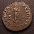 London Coins : A148 : Lot 1396 : Copper As. Vitellius Tarraco 69 rev. Libertas (RCV 2218) Fine