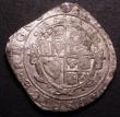 London Coins : A148 : Lot 1518 : Halfcrown Charles I Group IV, Fourth Horseman, foreshortened horse S.2779 mintmark Triangle in circl...