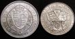 London Coins : A148 : Lot 2022 : Halfcrown 1893 ESC 726 Davies 660 dies 1A About UNC with some light contact marks, Florin 1899 ESC 8...