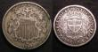 London Coins : A148 : Lot 788 : Italian States - Sardinia 50 Centesimi 1830 AL/P KM#124.1 About Fine/Fine, scarce, USA 5 Cents 1882 ...