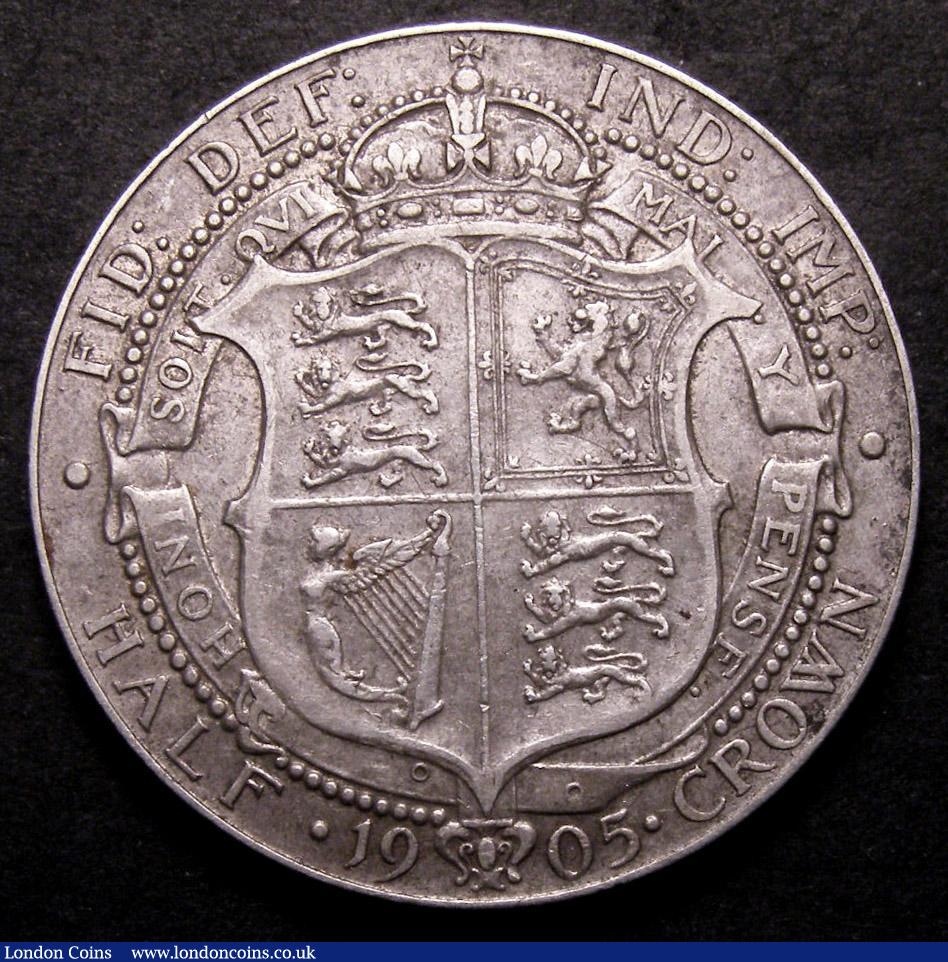 London Coins : A149 : Lot 2232 : Halfcrown 1905 ESC 750 Fine, slabbed and graded CGS 30
