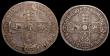 London Coins : A149 : Lot 1858 : Crown 1688 QVARTO ESC 80 VG/NF with some haymarking, Halfcrown 1686 SECVNDO ESC 494 VG toned, the re...