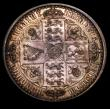 London Coins : A149 : Lot 1896 : Crown 1847 Gothic Plain edge Proof ESC 291 EF toned