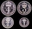 London Coins : A149 : Lot 2359 : Maundy Set 1973 ESC 2590 UNC to nFDC with full mint brilliance, the Fourpence, Threepence and Penny ...