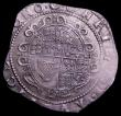 London Coins : A150 : Lot 1743 : Halfcrown Charles I Exeter Mint mm rose 14.4 g walking horse sash tied in bow, JGB 1027, N2550, S306...