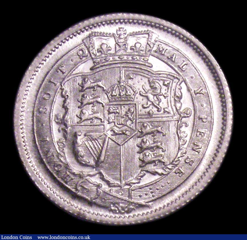 London Coins : A151 : Lot 1588 : Shilling 1817 ESC 1232, CGS type SH.G3.1817.01, Choice UNC and lustrous, slabbed and graded CGS 82