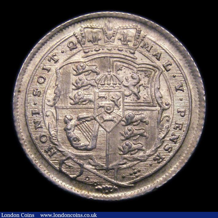 London Coins : A151 : Lot 1678 : Sixpence 1816 ESC 1630 CGS type SP.G3.1816.01, Choice UNC slabbed and graded CGS 85