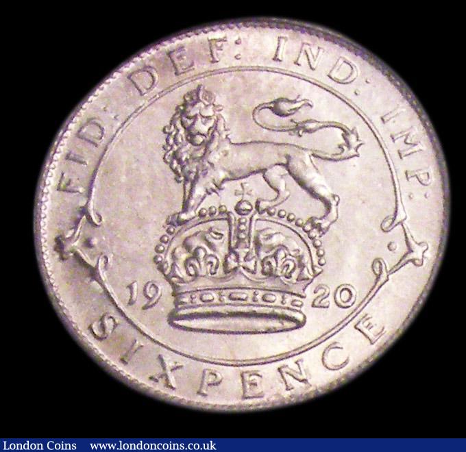 London Coins : A151 : Lot 1742 : Sixpence 1920 .925 silver issue ESC 1805, CGS type SP.G5.1920.01 UNC and lustrous, slabbed and grade...