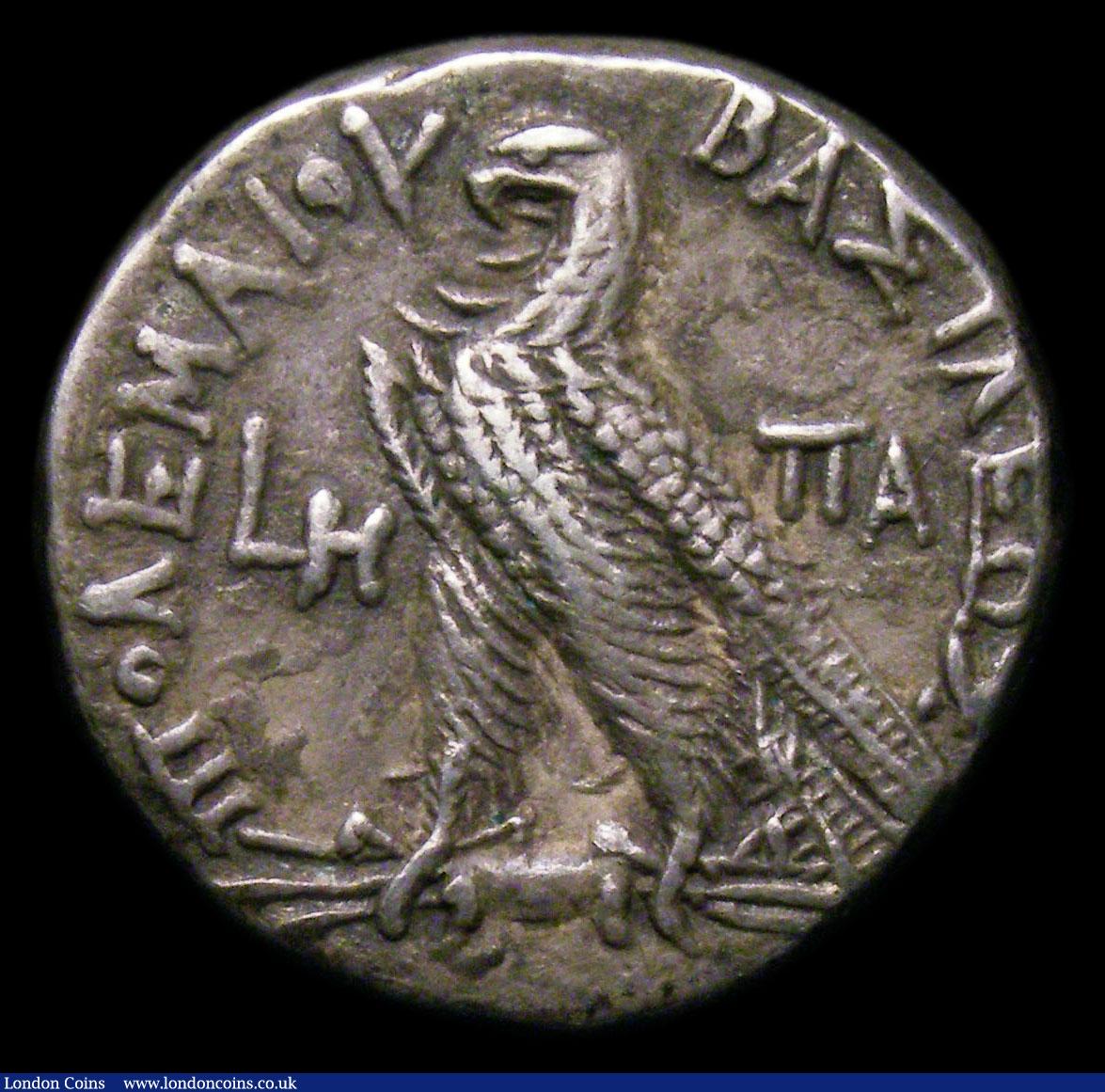 London Coins : A151 : Lot 1989 : Ar Tetradrachm.   Cleopatra III & Ptolemy IX Soter II (Lathyros). C, 116-107 BC . Alexandreia mi...