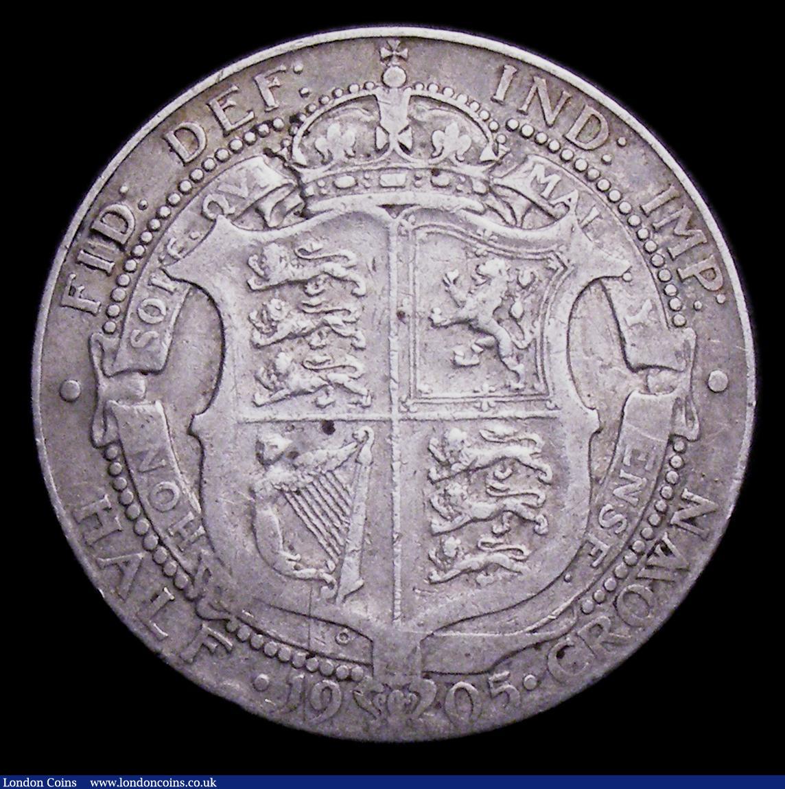 London Coins : A151 : Lot 2670 : Halfcrown 1905 ESC 750 VG the key date in the series