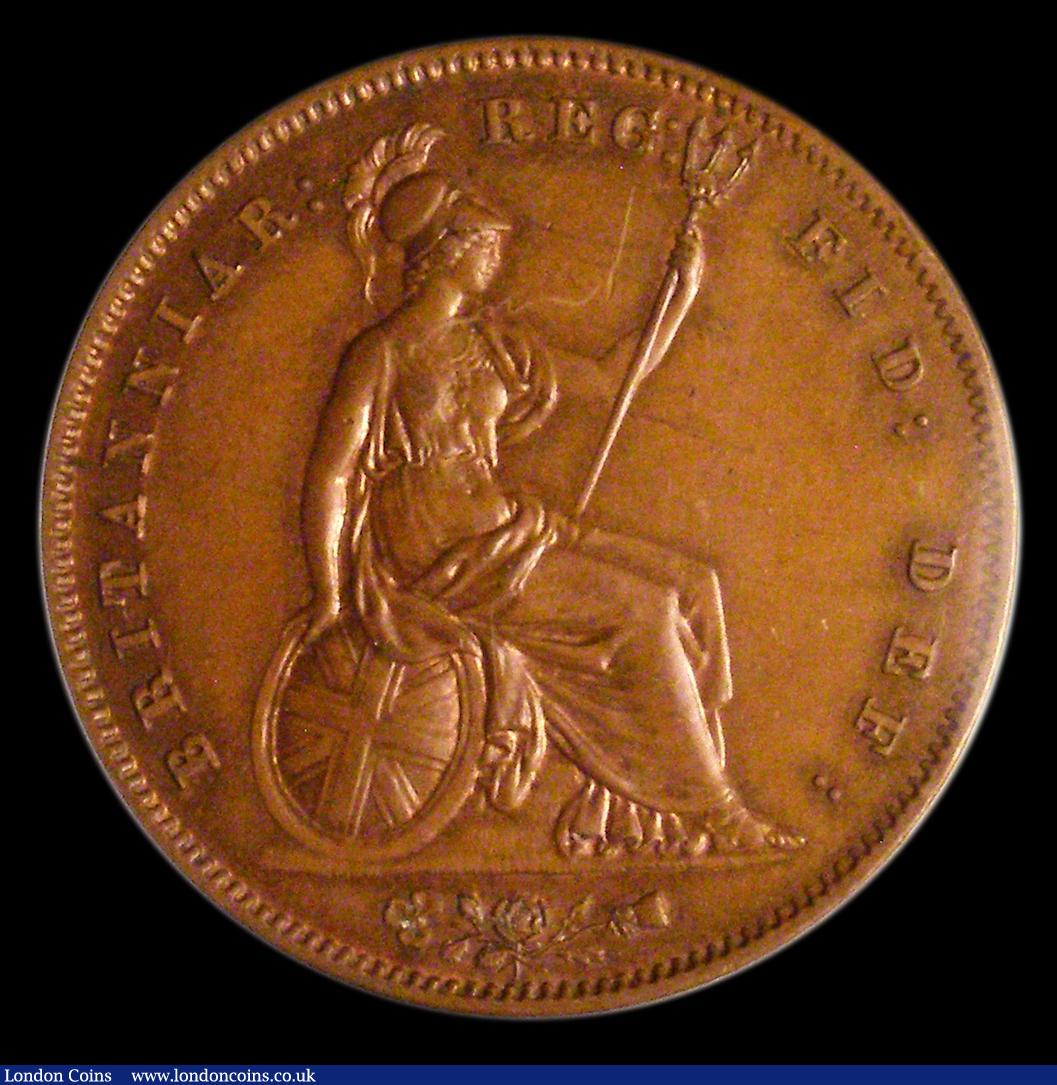 London Coins : A151 : Lot 2793 : Penny 1858 8 over 3 Peck 1515 UNC with traces of lustre slabbed and graded CGS 78, Ex-Dr.A.Findlow H...