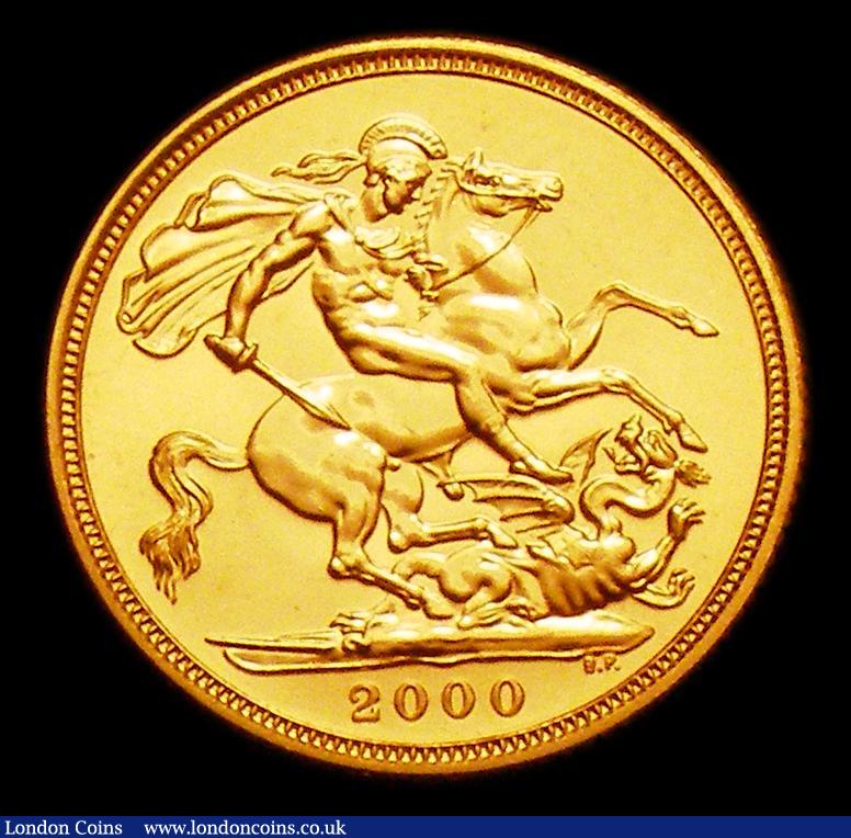 London Coins : A151 : Lot 3144 : Sovereign 2000 Marsh 314 Bullion issue BU