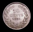 London Coins : A151 : Lot 1121 : Netherlands 10 Cents 1895 KM#116 UNC or near so and lustrous with some light toning, a key date