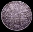 London Coins : A151 : Lot 2178 : Crown 1713 Roses and Plumes ESC 109 approaching VF with some contact marks