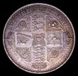 London Coins : A151 : Lot 2198 : Crown 1847 Gothic UNDECIMO ESC 288 A/UNC and attractively toned with prooflike fields, only a few ha...