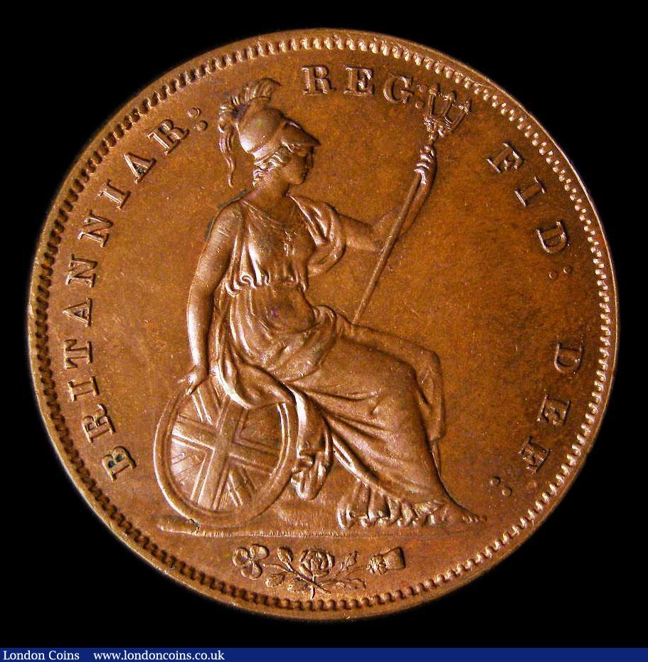 London Coins : A152 : Lot 3142 : Penny 1858 Small Date Peck 1517 UNC with traces of lustre, slabbed and graded CGS 80